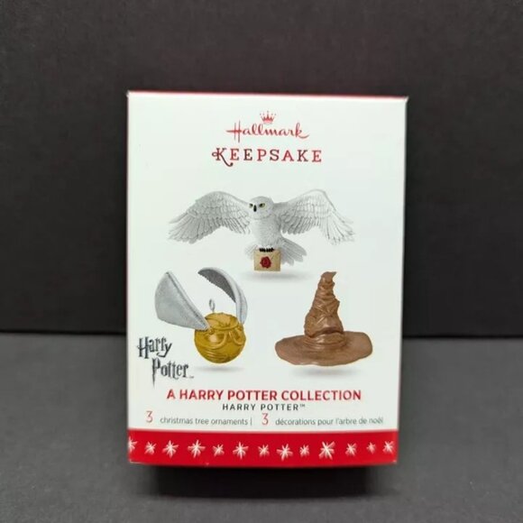 Hallmark Keepsake Christmas Ornament HARRY POTTER Collection Mini Set New 2016 - Picture 3 of 4